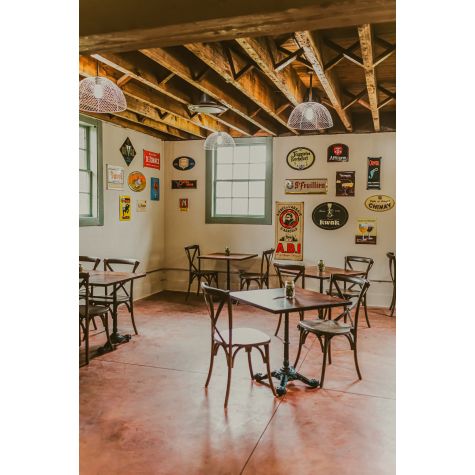 Chicken Wire Stem Mount Pendant, 605-Rust | Courtesy of Customer