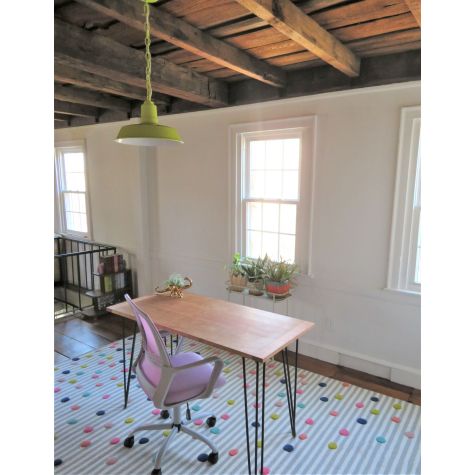 14" The Original™ Chain Hung, 380-Chartreuse, SWH-Standard White Cord | Photo Courtesy of Customer