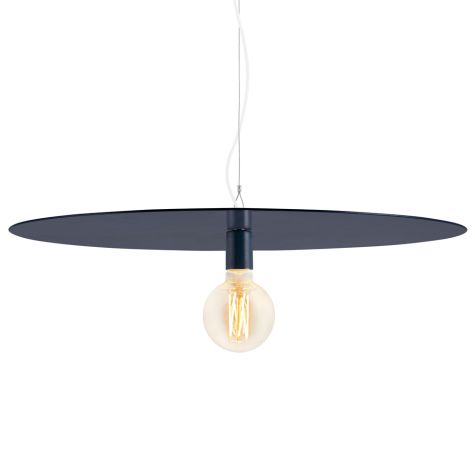 Ellington 30" Pendant, 705-Navy, CSW-White Cloth Cord, Shown with Elva LED Tala Lamp