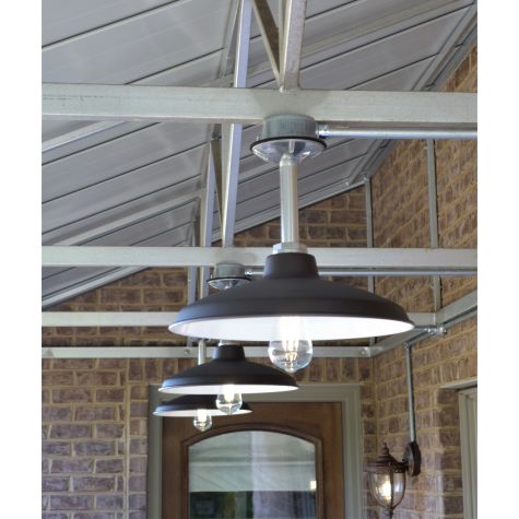 14" Marathon, 615-Oil Rubbed Bronze, 6" Stem 980-Brushed Aluminum | Photo Courtesy of Home Owner