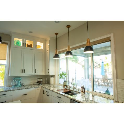 Brunson Wooden Top, 100-Black, Ash Wood Top | Photo Courtesy of Homeowner