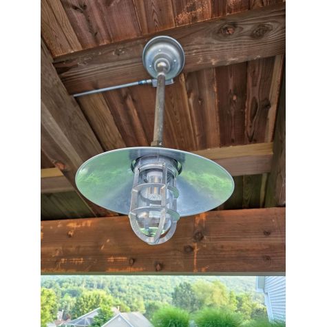 14" Syracuse, 975-Galvanized, TGG-Heavy Duty Cast Guard, Hang Straight Canopy | Photo Courtesy of RRJR Construction
