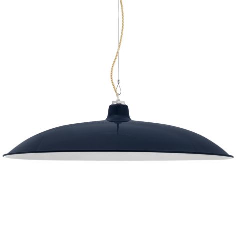 28" Sinclair LED, 705-Navy, CSGW-Gold & White Cloth Cord