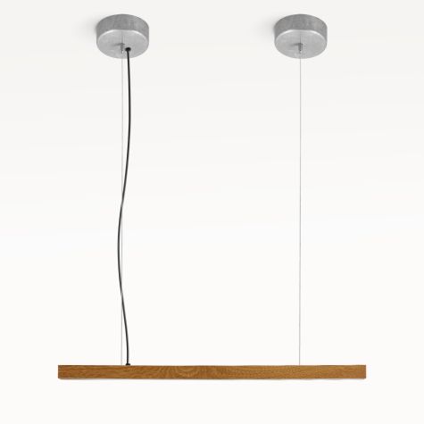 35" Suora, Oak Wood, Dual Canopy, 975-Galvanized