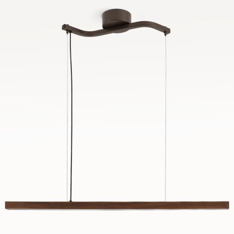 46" Suora, Walnut Wood, Single Canopy, 600-Bronze
